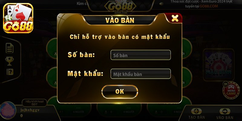 Mậu binh Go88 thường cho phép bạn chơi với bạn bè, gia đình