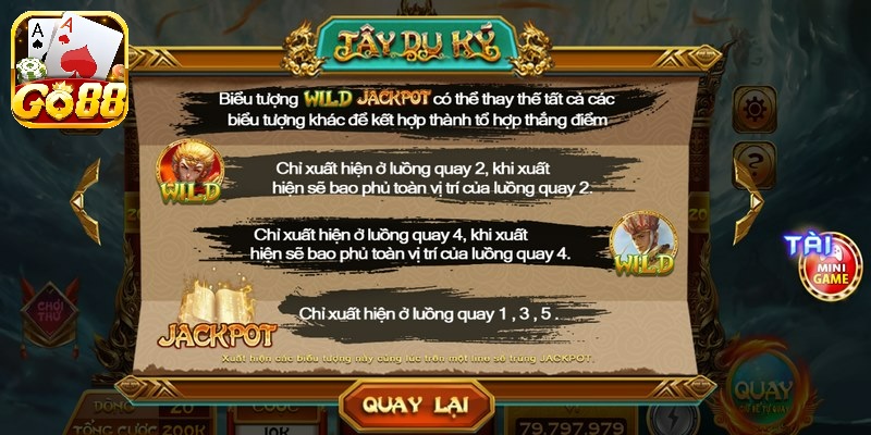 Biểu tượng Jackpot của game là đại diện của Đường Tăng