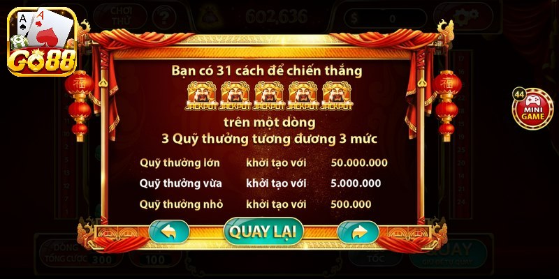 Thần tài đã trở thành một cái tên nổi bật đầu thú vị trong làng game nổ hũ Go88